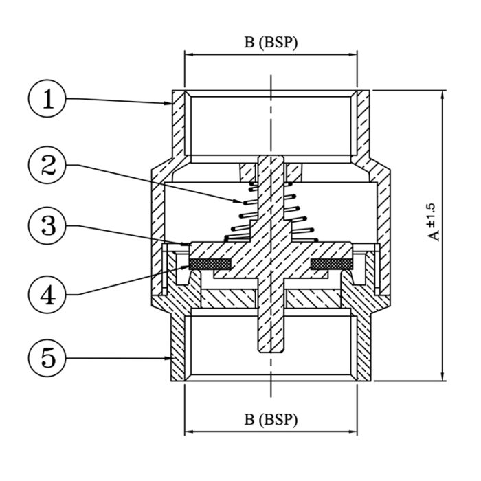 Forged Brass Multi Utility Check Valve (Screwed) Design