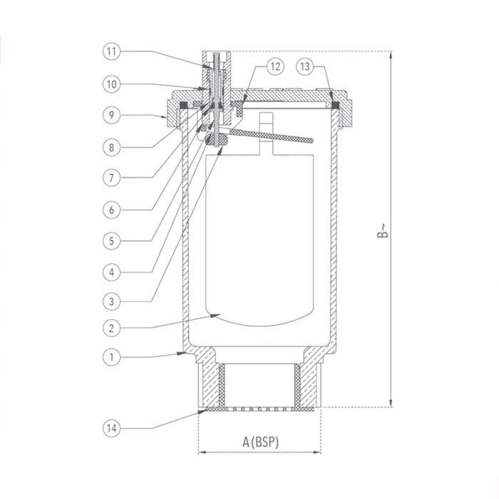 Forged Brass Air Release Valve (Screwed) Design