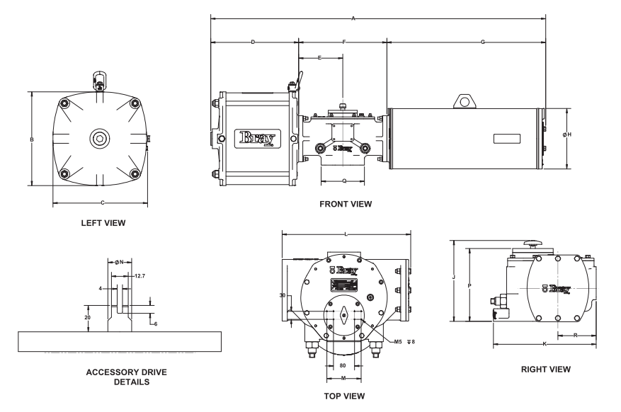Scotch Yoke Pneumatic Actuator Series 98 Design